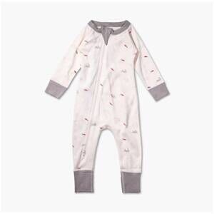 NEW SAPLING ORGANIC bunnies romper in white